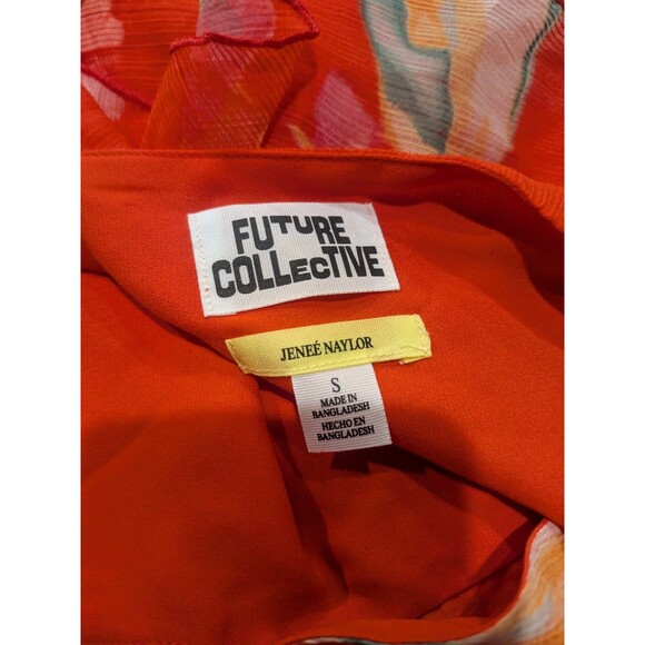 Future Collective with Jenee Naylor Women's Ruffle Maxi Dress S - Picture 4 of 4